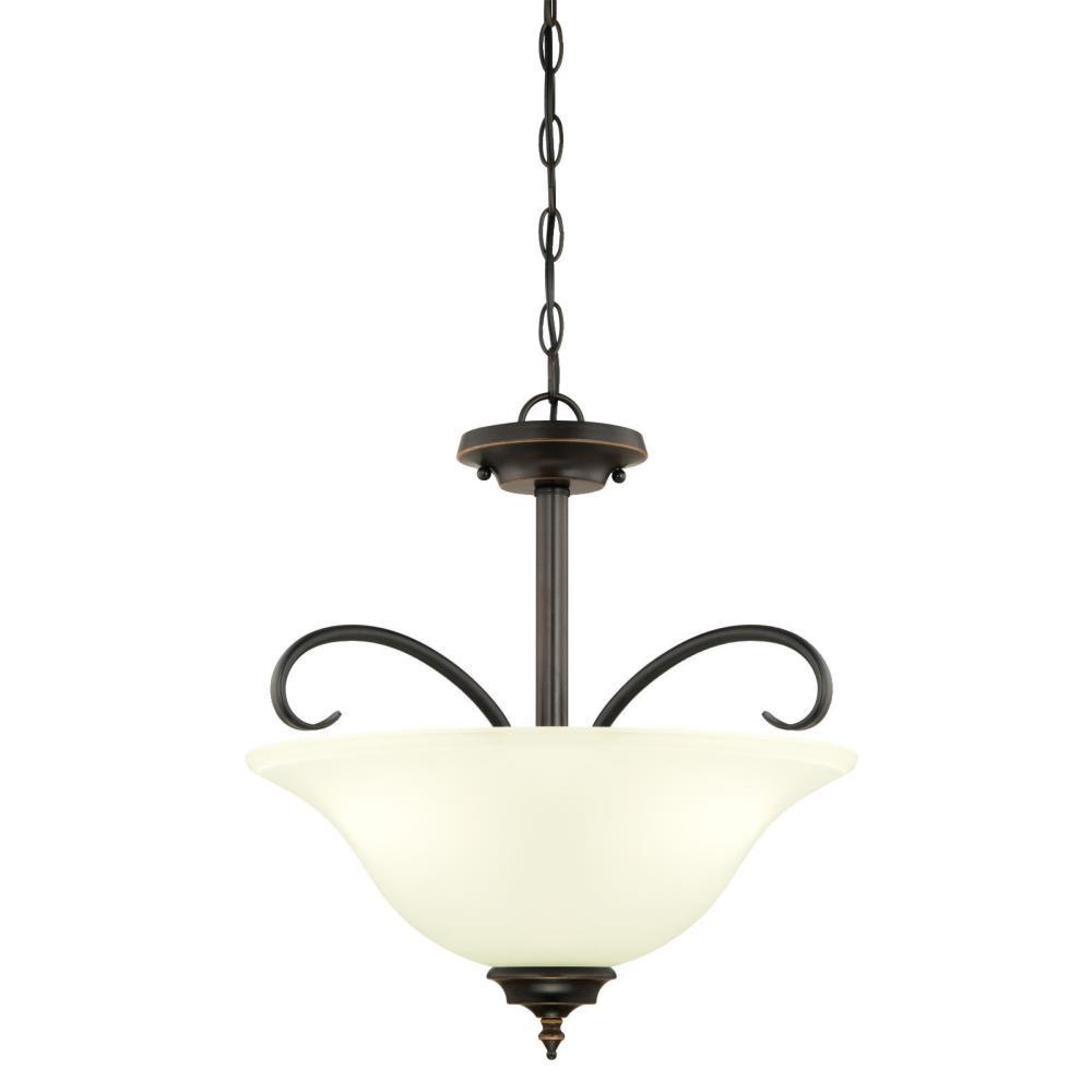 Westinghouse Harwell 3 Light Amber Bronze Pendant Semi Flush Mount Harwell 3 Light Amber Bronze Pendant Semi Flush Mount