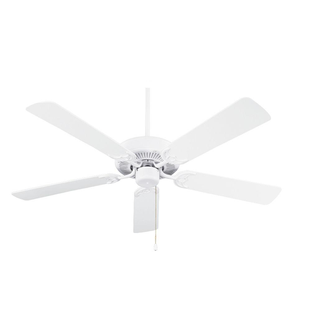 HINKLEY Marquis 52 in. Indoor Matte Black Downrod and Flush Mount Ceiling Fan with Pull Chain