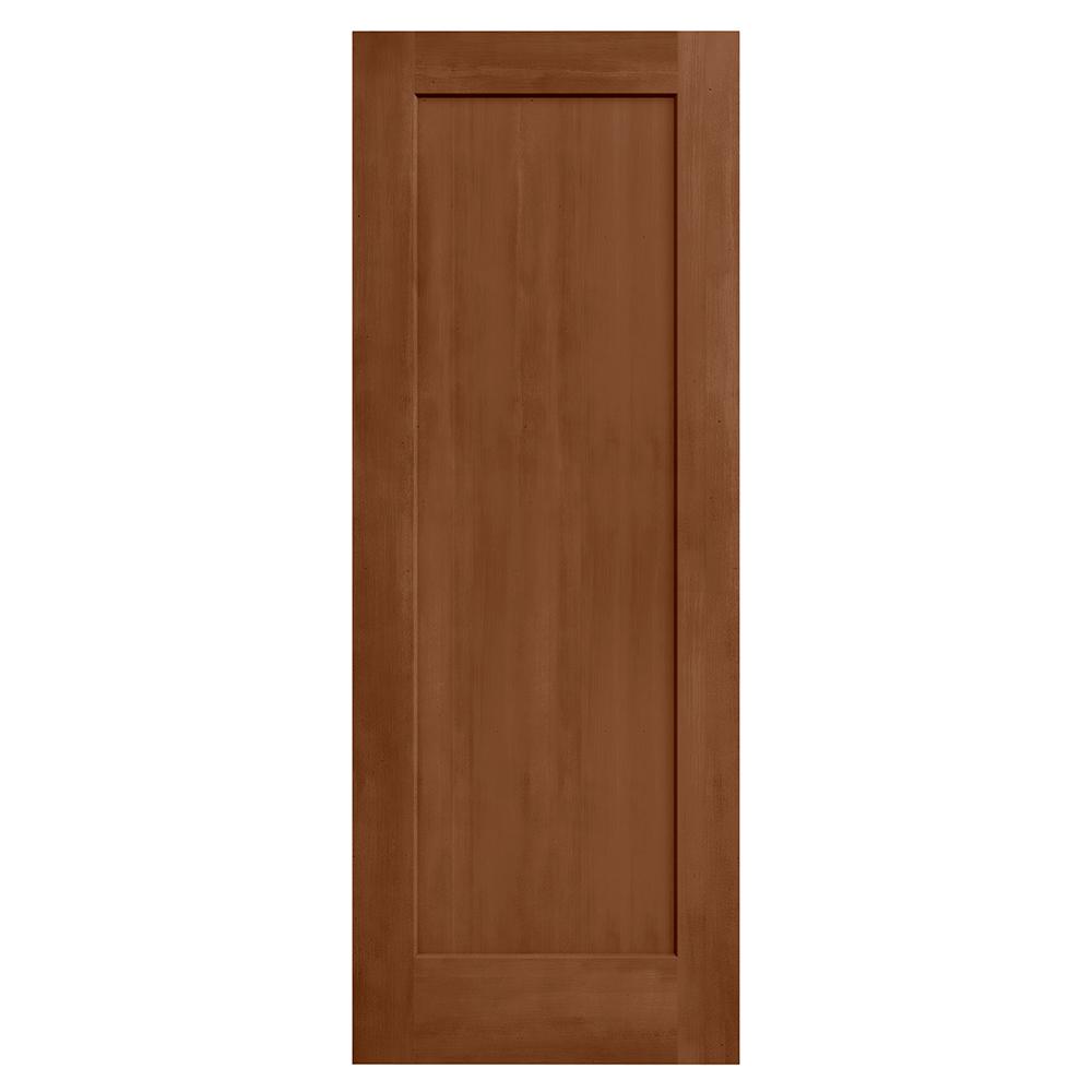 Jeld Wen 30 In X 80 Madison Hazelnut Stain Solid Core Molded Composite Mdf Interior Door Slab