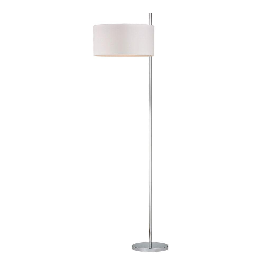 Titan Lighting Attwood 64 in. Polished Nickel Floor Lamp-TN-999640 ... Titan Lighting Attwood 64 in. Polished Nickel Floor Lamp-TN-999640 ...