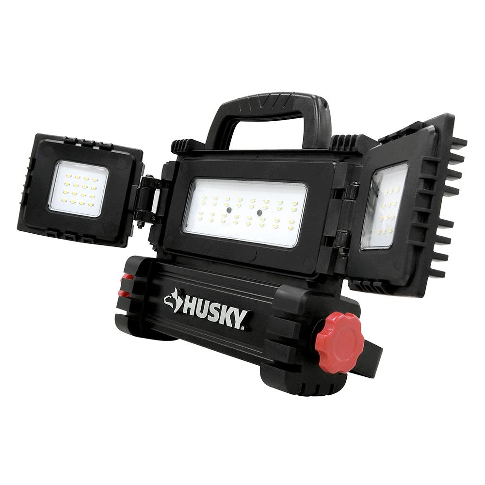 LED Tripod Worklight Stand Up Husky 3200 Lumens Multi Directional *Top