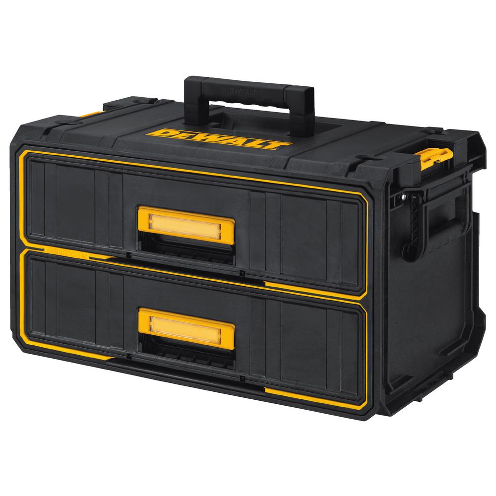 DEWALT ToughSystem 22 in. Water Seal 2Drawer Tool BoxDWST08290 The