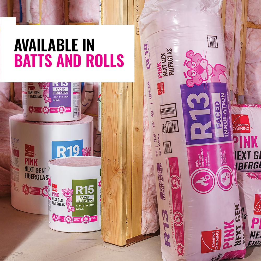 Owens Corning R 30 Kraft Faced Fiberglass Insulation Batt 24 In X 48 In E56 The Home Depot
