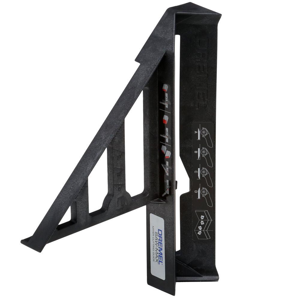 Dremel Saw-Max Black Plastic Miter Trim Cutting Guide by Dremel