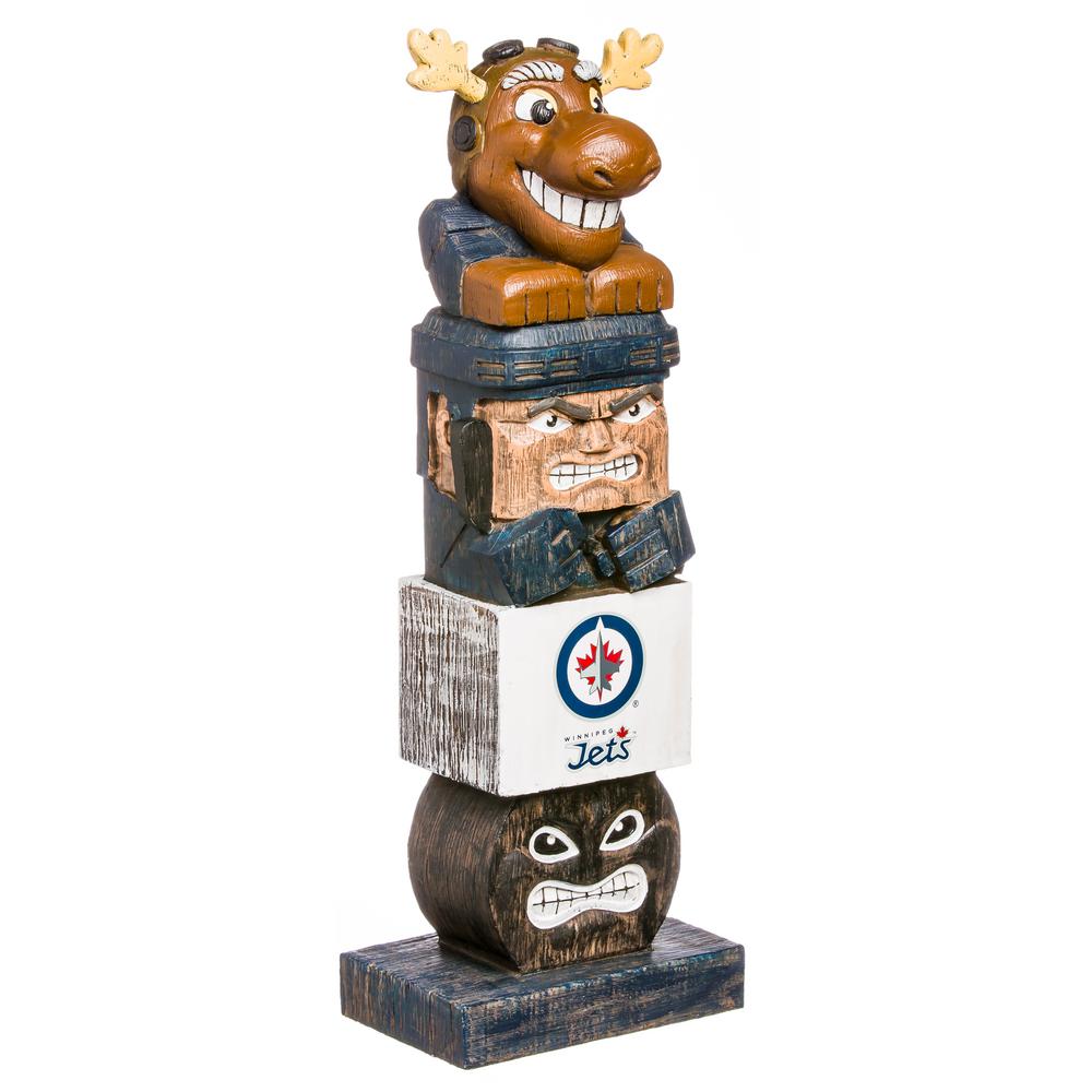Evergreen Winnipeg Jets Tiki Totem Garden Statue 844379tt The