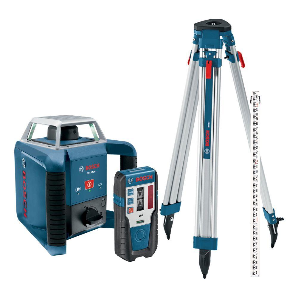 Bosch 800 Ft Self Leveling Rotary Laser Level Kit