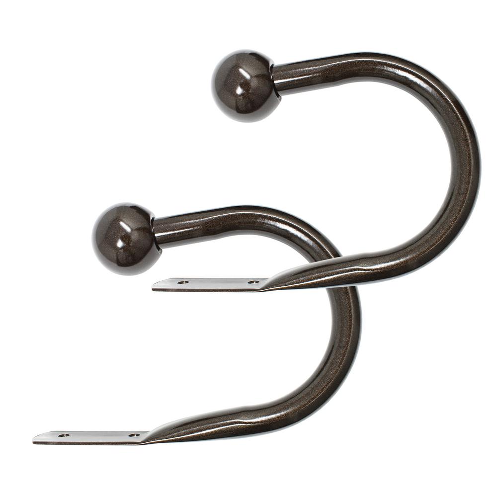 Chicology 1 In Steel Holdback In Essential Bronze Set Of 2 Hb