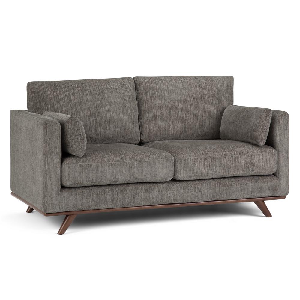 Simpli Home Calvin Mid Century Modern 63 In Wide Sofa