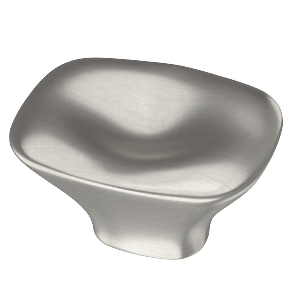 Amerock Manor 1 in. Satin Nickel Square KnobBP26117G10 The