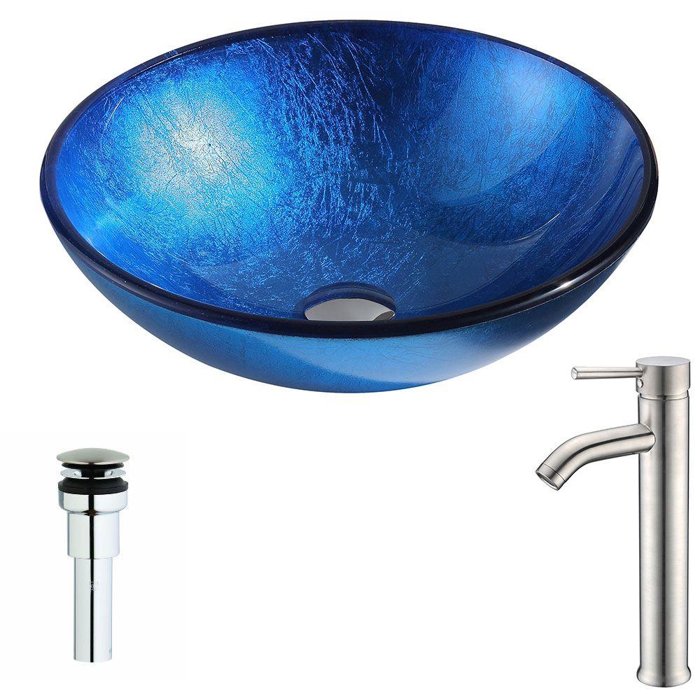 Blue - Vessel Sinks - Bathroom Sinks - The Home Depot