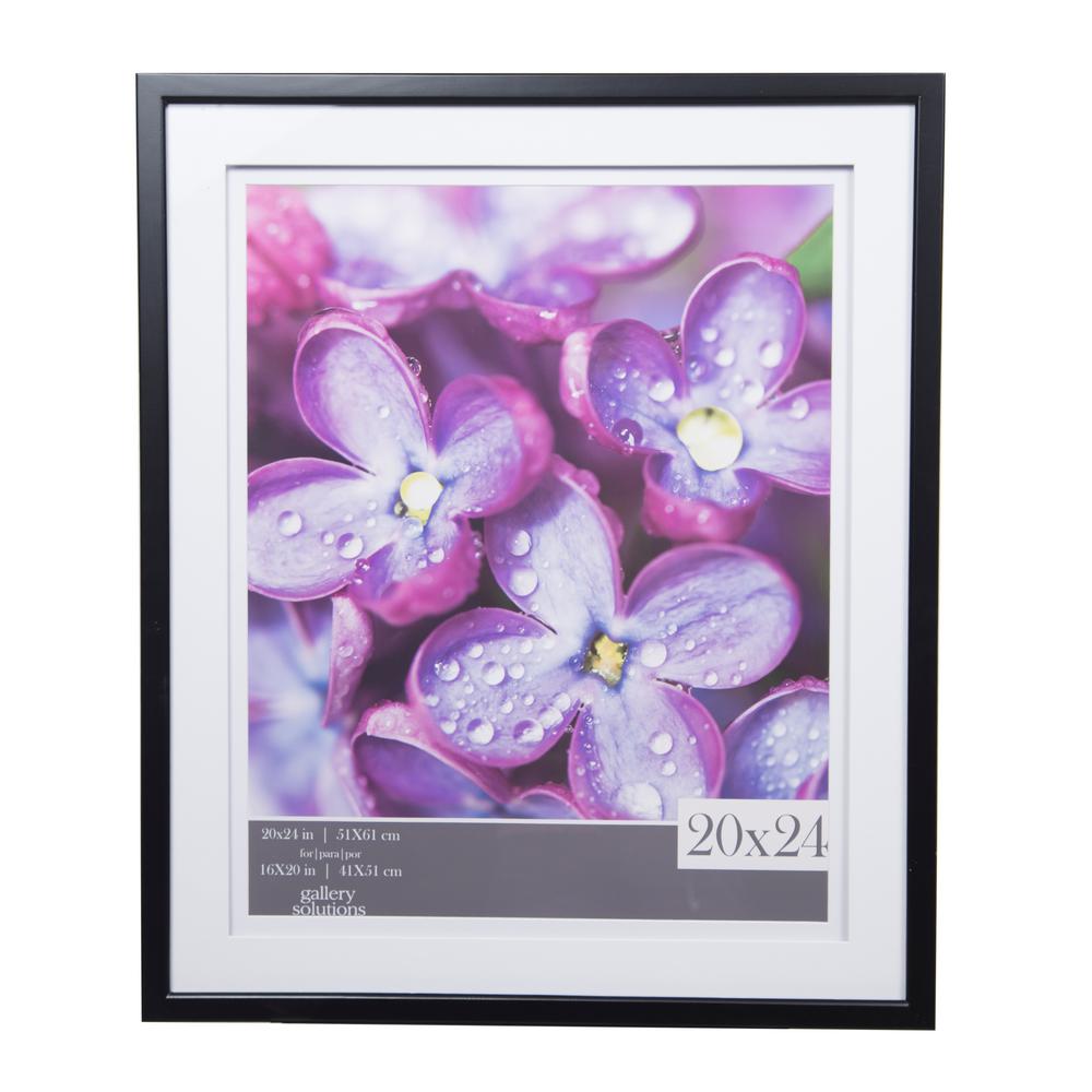 Pinnacle Gallery 16 In X 20 Black Double Mat Picture