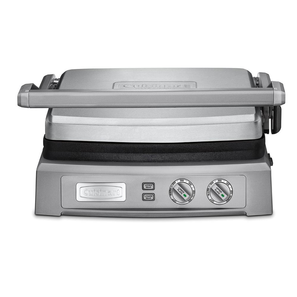Cuisinart Deluxe Griddler 240 sq. in. Stainless Steel Indoor Grill with