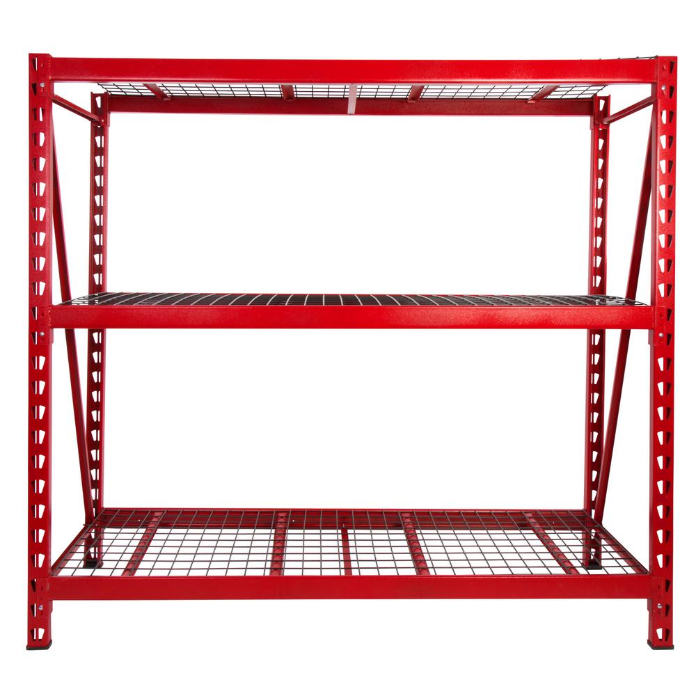 Red Steelman Freestanding Shelving Units 56772 64 1000 