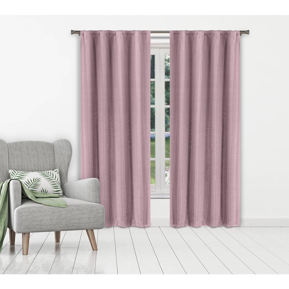 Kelvin Beya Lilac Room Darkening Pole Top Panel Pair 37 In W X