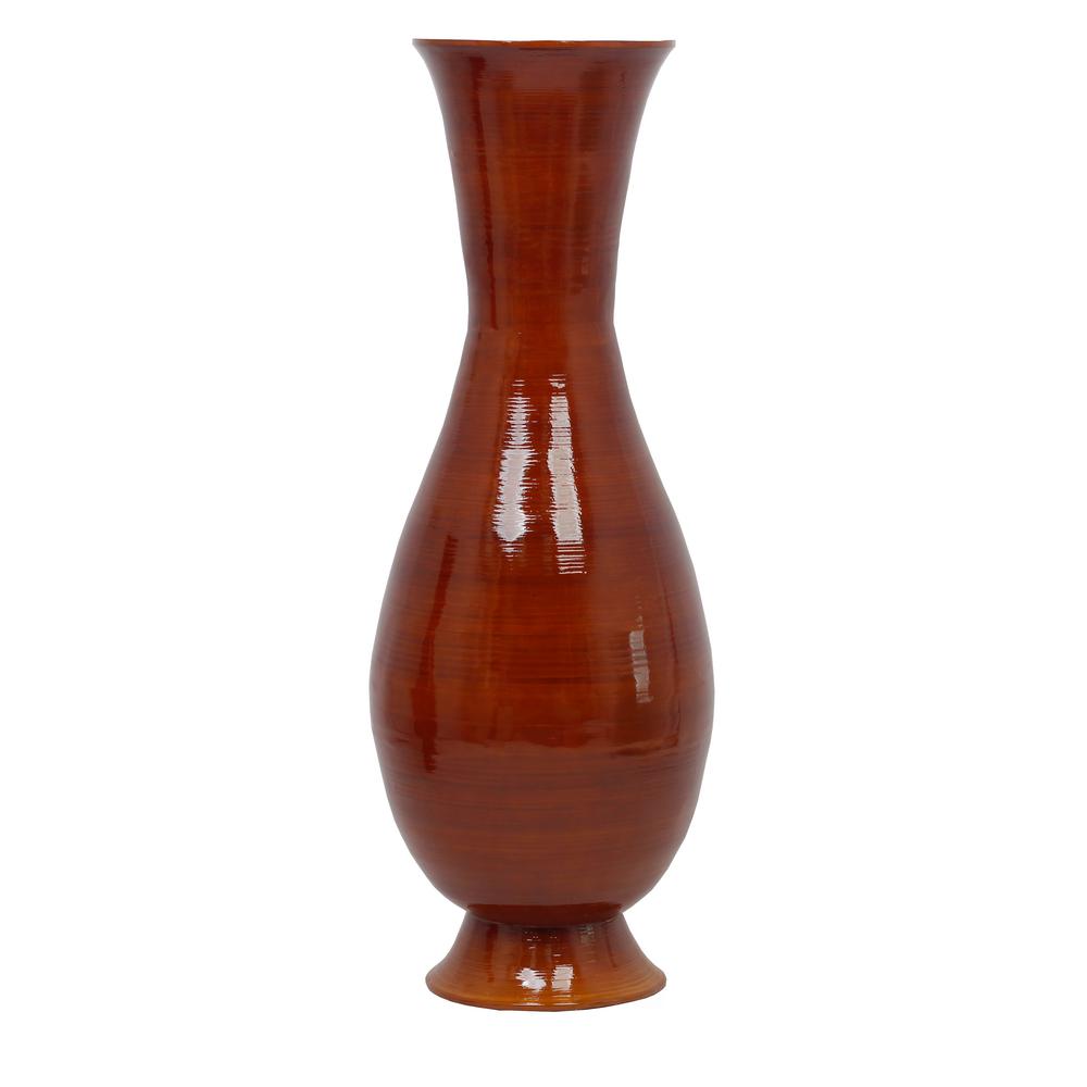 Brown Vases Home Accents The Home Depot