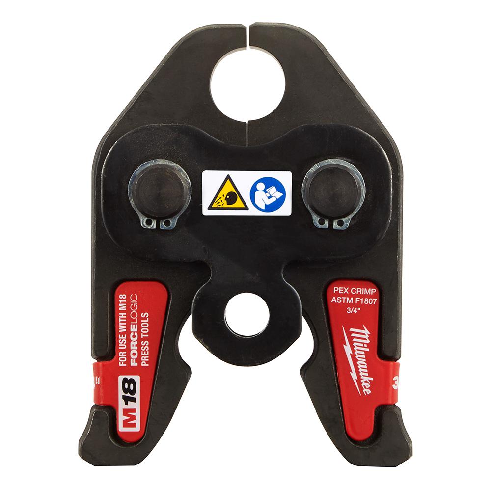 Milwaukee 3/4 in. PEX Crimp Jaw for M18 FORCE LOGIC Press Tool49162653C The Home Depot