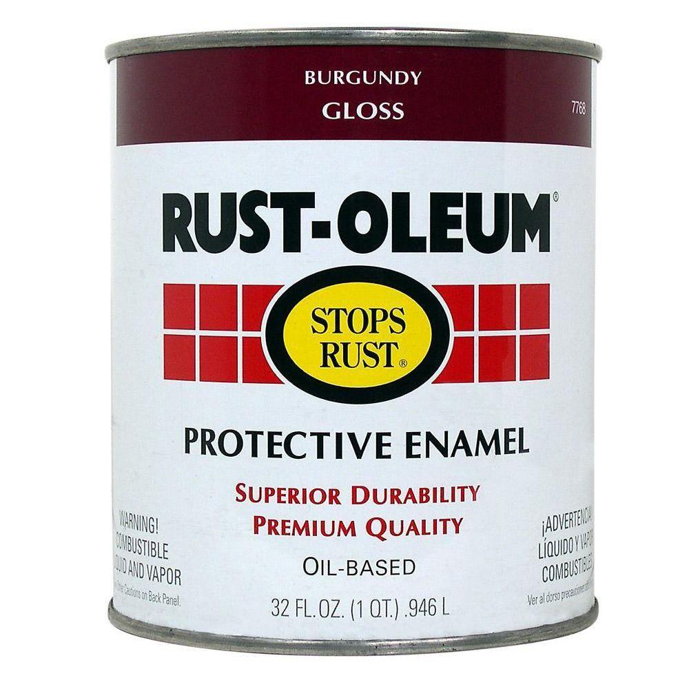 rustoleum gloss burgundy
