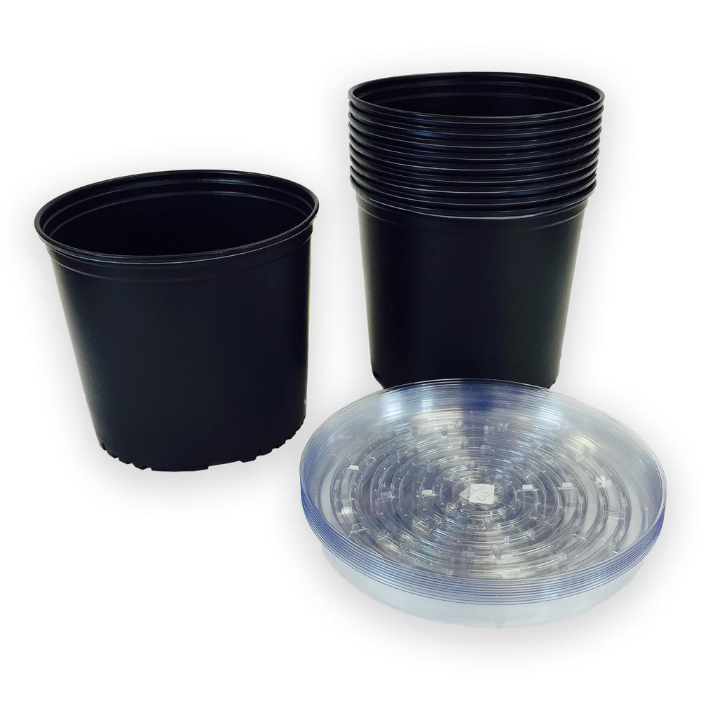 Nursery Pots Planters The Home Depot 3 Gal Plastic Nursery Pots