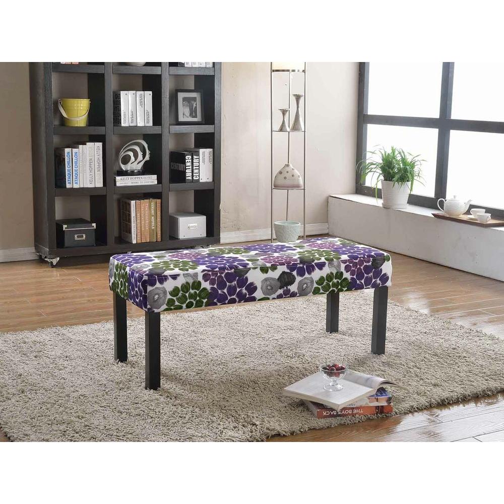 Purple Bench BC 1003 The Home Depot   Purple Flower Bedroom Benches Bc 1003 64 1000 