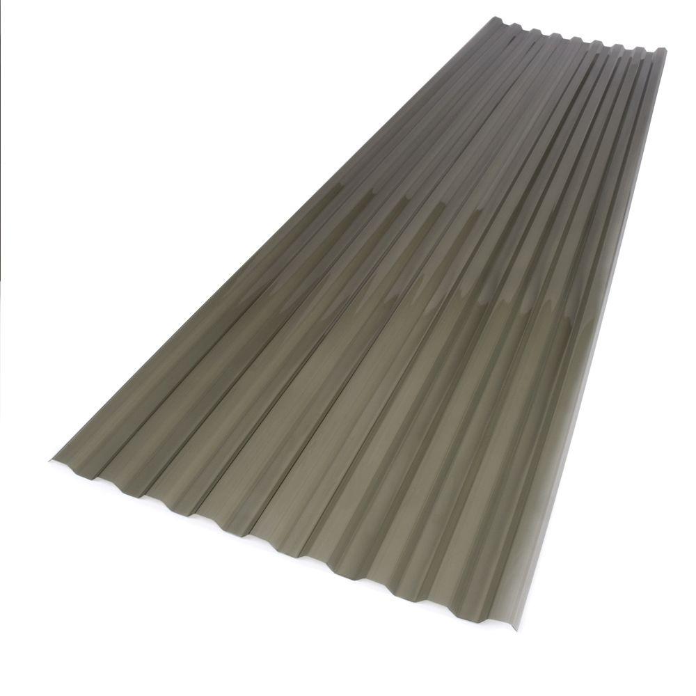 Suntuf 26 In X 12 Ft Polycarbonate Corrugated Roof Panel In Solar 