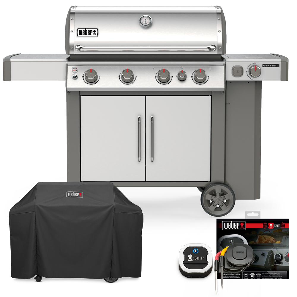 WEBER Genesis 6 Burner Premium Patio Gas Grill Cover All Weather Water Resistant