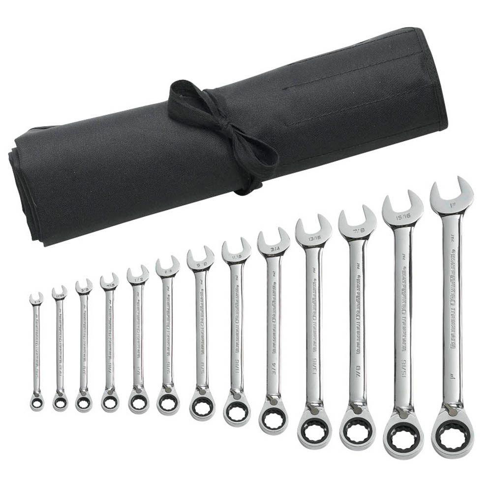 GEARWRENCH 85888 12 Piece Set Metric X-Beam Combination Ratcheting Wrench