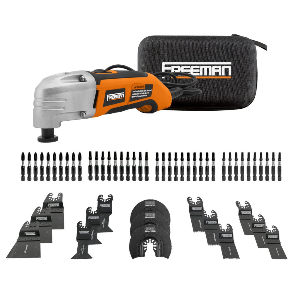 Freeman Oscillating MultiFunction Power Tool with Bag and (55Piece