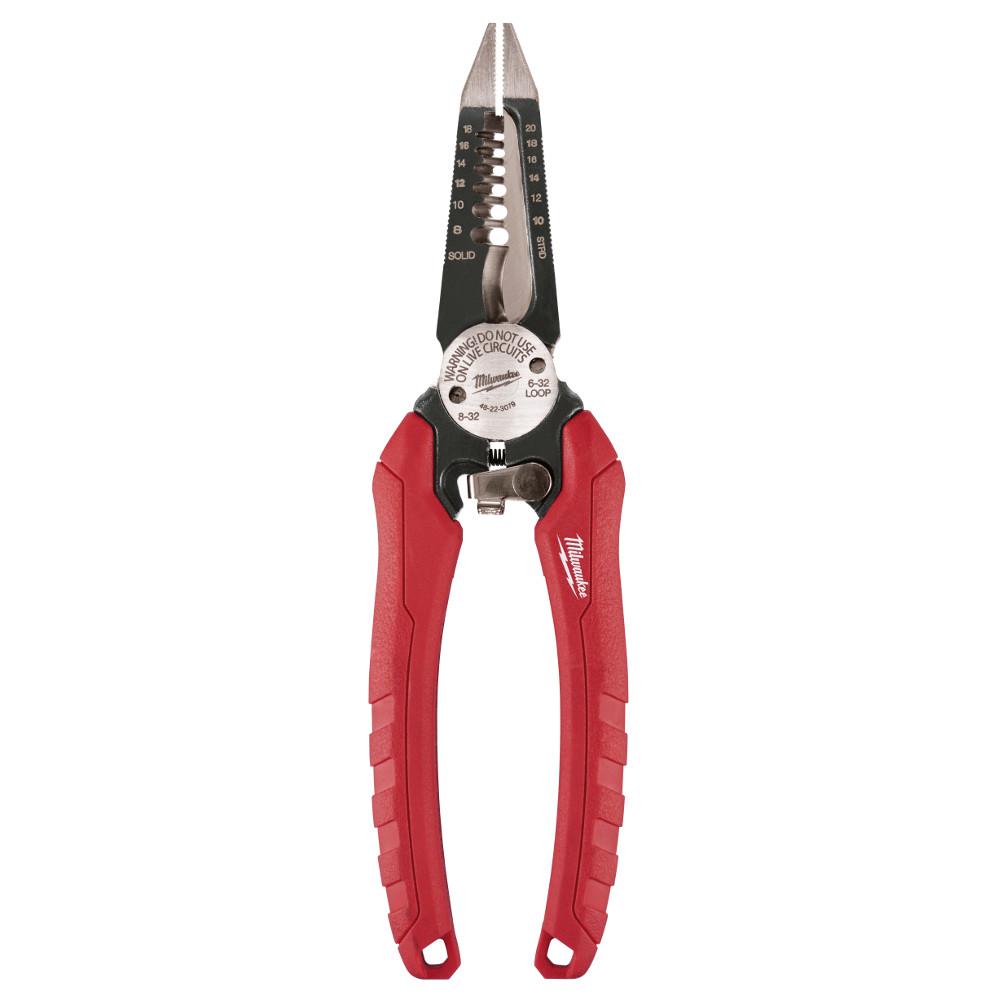 Milwaukee 10 in. 6 in 1 Combination Electricians Wire Strippers