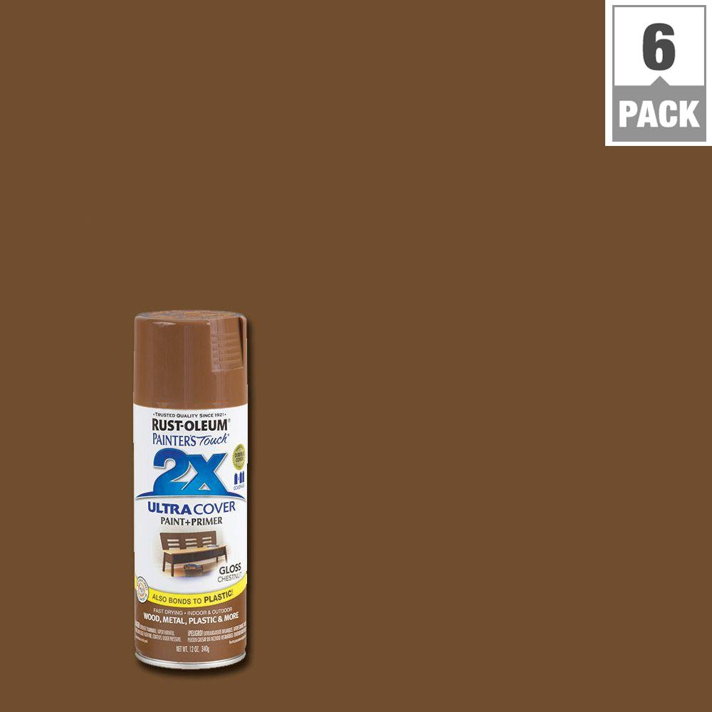 RustOleum Painter's Touch 2X 12 oz. Chestnut Gloss General Purpose
