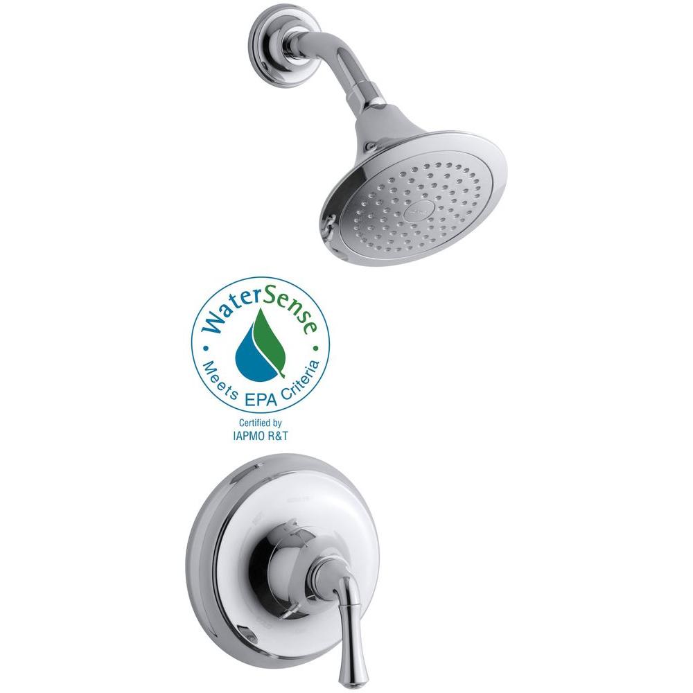 KOHLER Forte 1Handle PressureBalancing Shower Faucet Trim Kit in