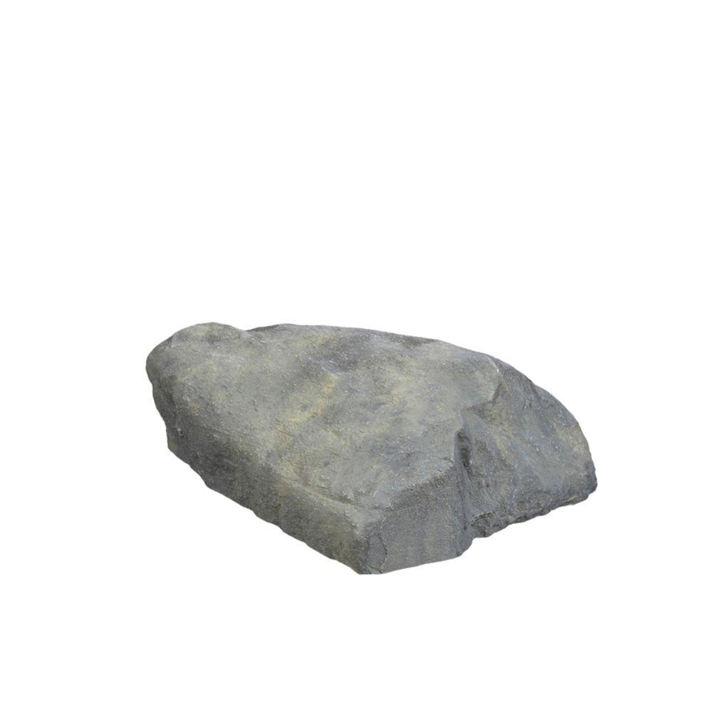 Outdoor Essentials 18 in. x 23 in. x 13 in. Gray Medium Landscape Rock ...