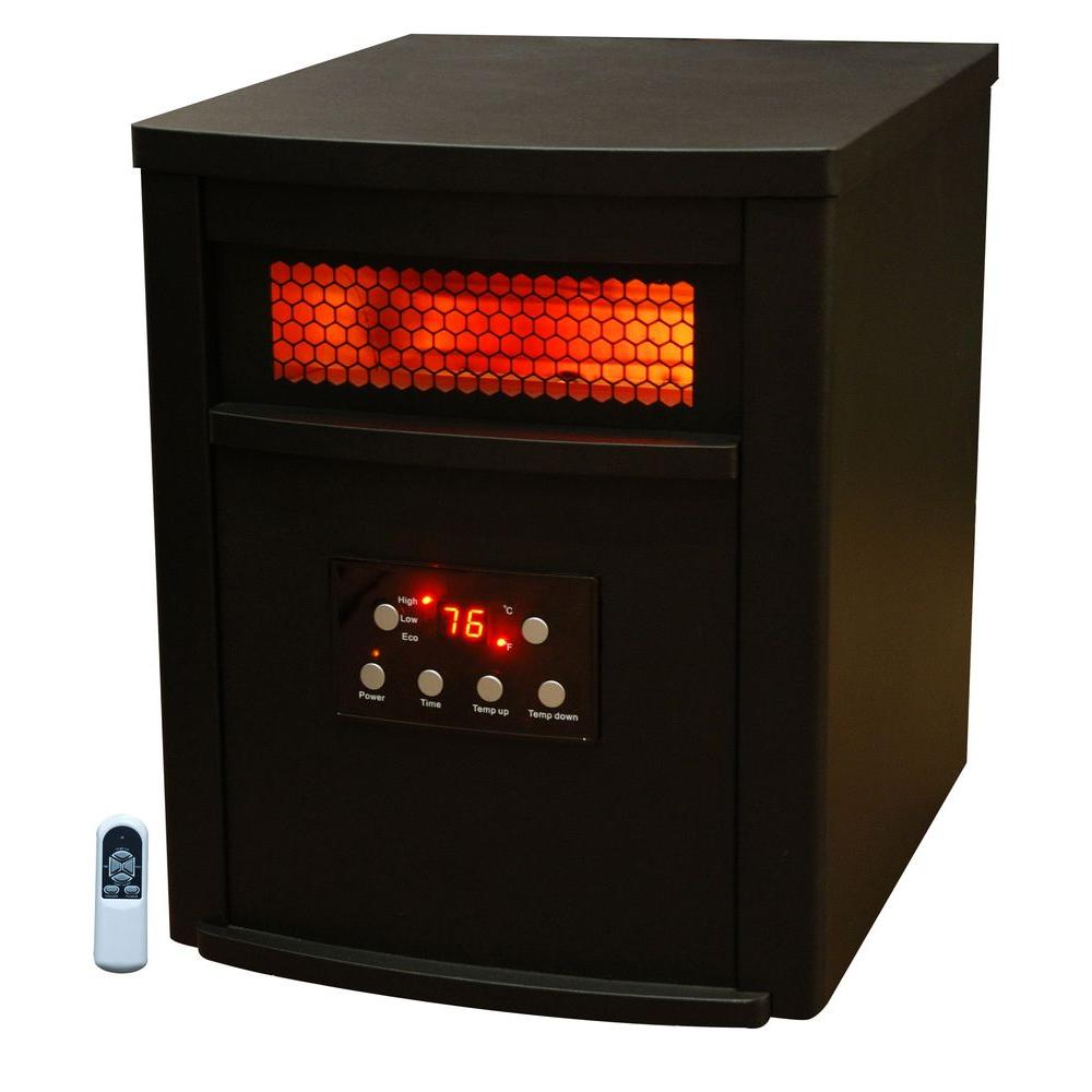 Lifesmart Life Zone Series 1500-Watt 6-Element Quartz Infrared Heater