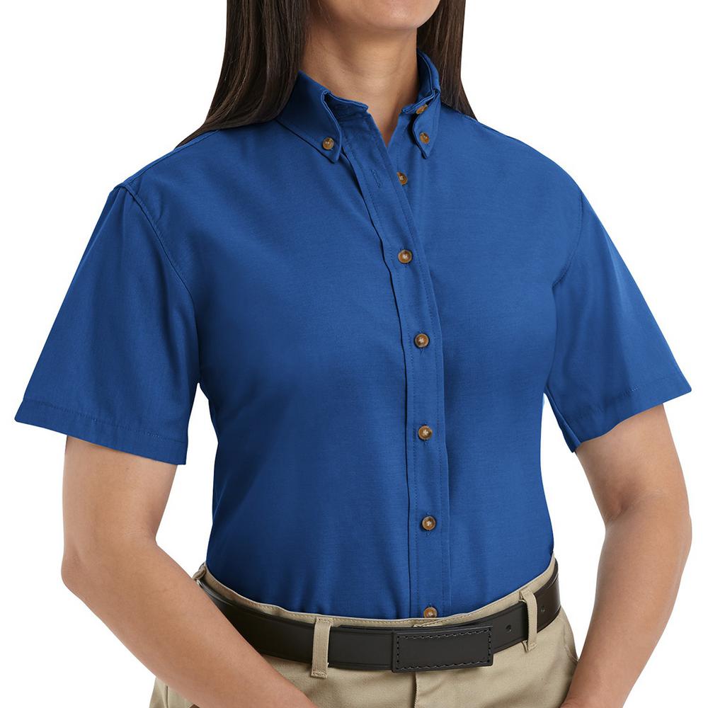 royal blue dress shirt womens