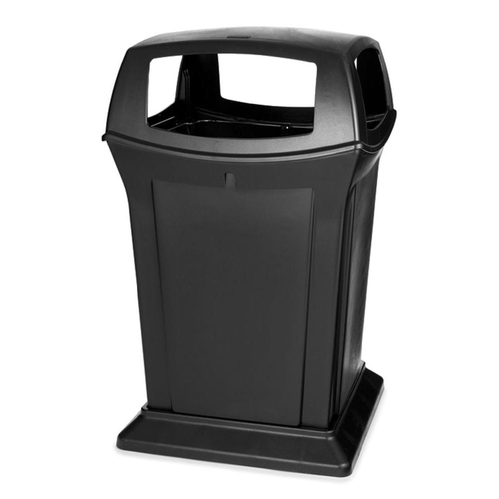 Rubbermaid Commercial Products Ranger 45 Gal. Black Open Side Trash Can by Rubbermaid Commercial Products