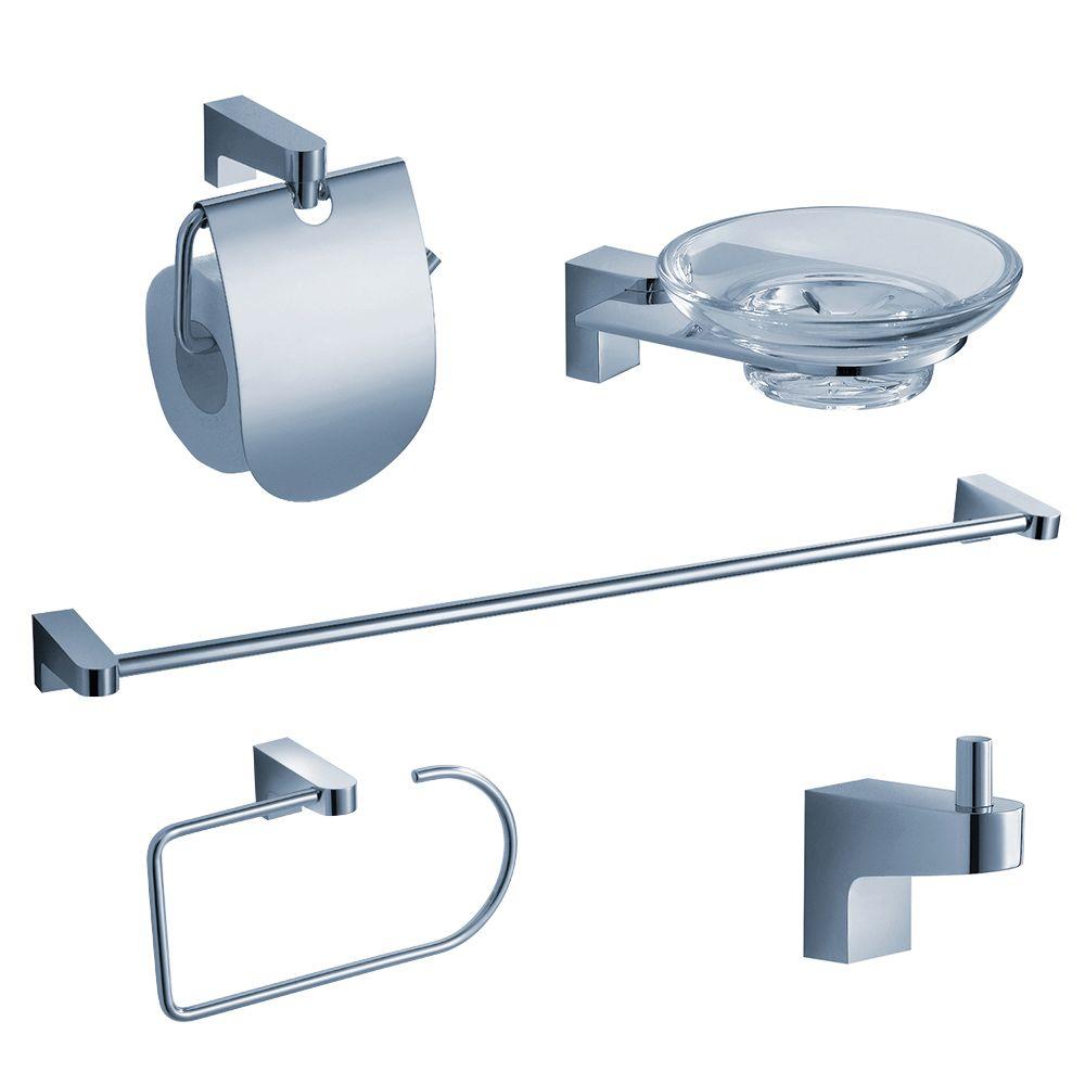 Fresca Bath Hardware Sets Bathroom Hardware The Home Depot