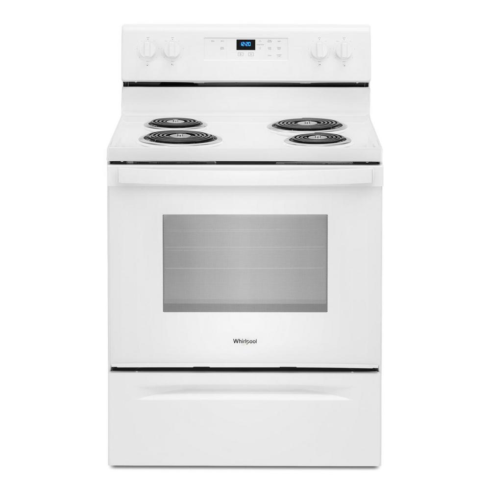 Whirlpool 30 in. 4.8 cu. ft. 4Burner Electric Range with Keep Warm