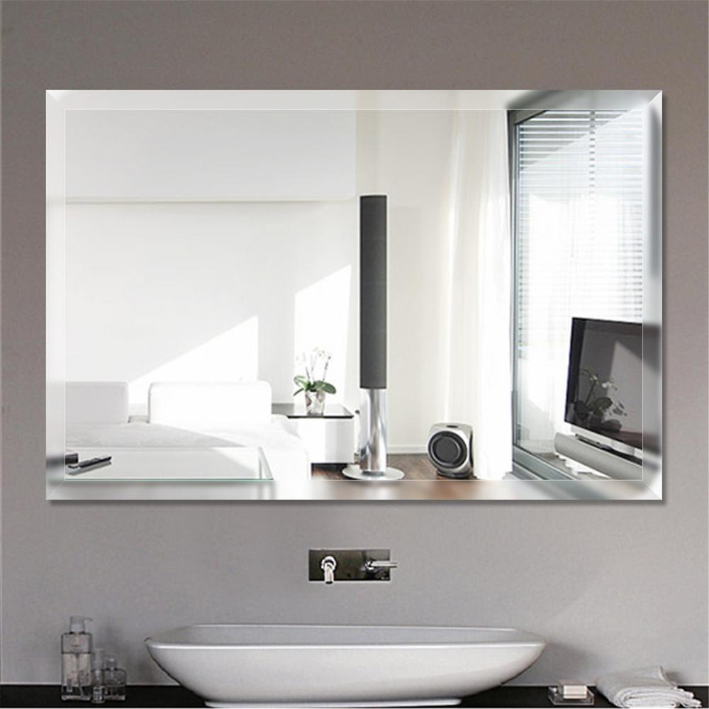 large beveled mirror