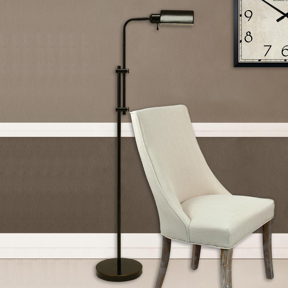 Decor Therapy Harvey Pharmacy 60 5 In Oil Rubbed Bronze Floor Lamp With Metal Shade