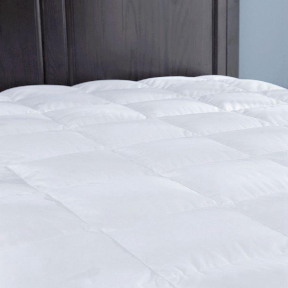 Puredown Down Mattress Pad Topper Quilted 100 Cotton Top Block Down Mattress Pad Topper Quilted 100 Cotton Top Block Bed Bugs And Dust Mites Twin Size