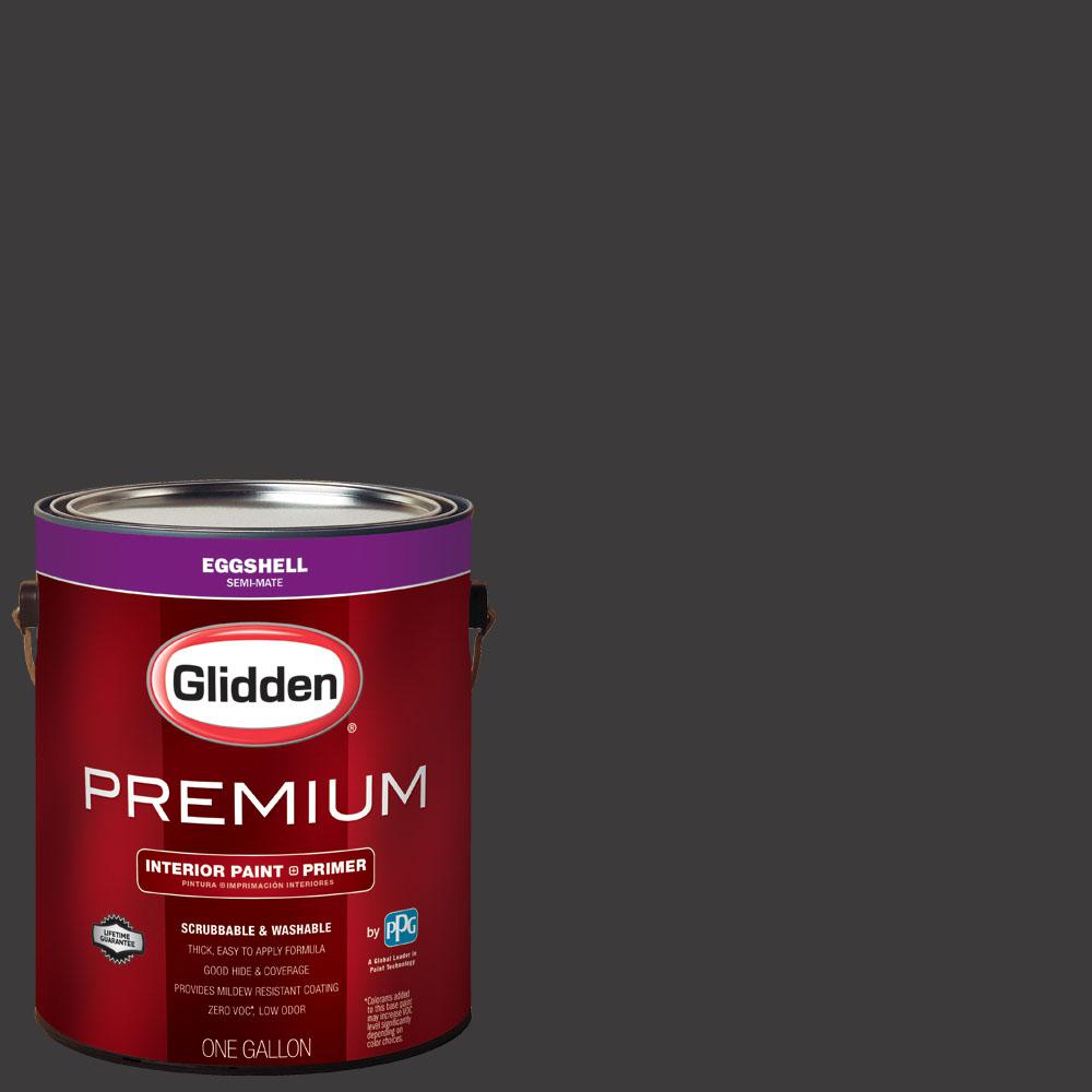 Glidden Premium 1 Gal Nfl 181c San Francisco 49ers Black Eggshell Nfl 181c San Francisco 49ers Black Eggshell Interior Paint