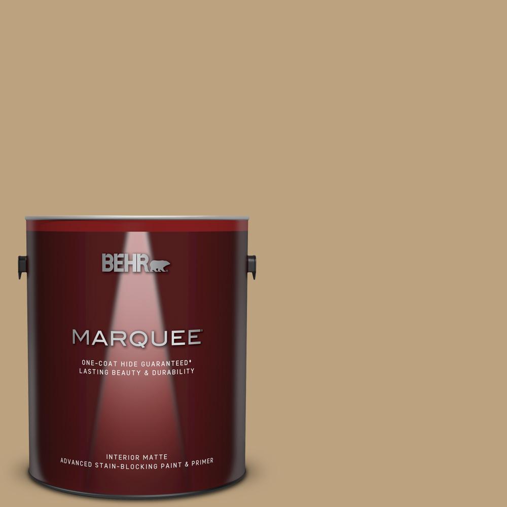 Behr Marquee 1 Gal T13 4 Golden Age Matte Interior Paint And T13 4 Golden Age Matte Interior Paint And Primer In One