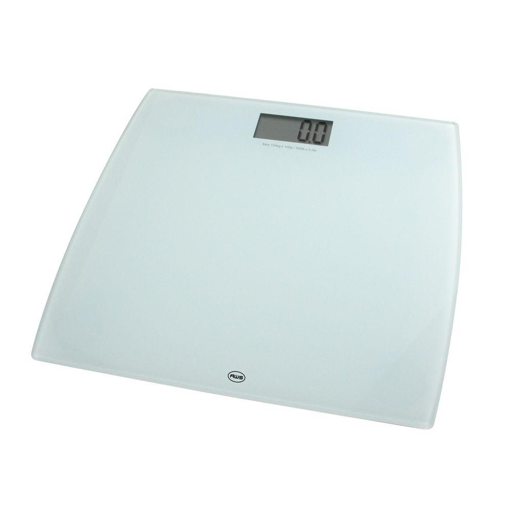 Bathroom Scales Personal Care Liances The Home Depot Digital Bathroom Scale In White American Weigh Scales