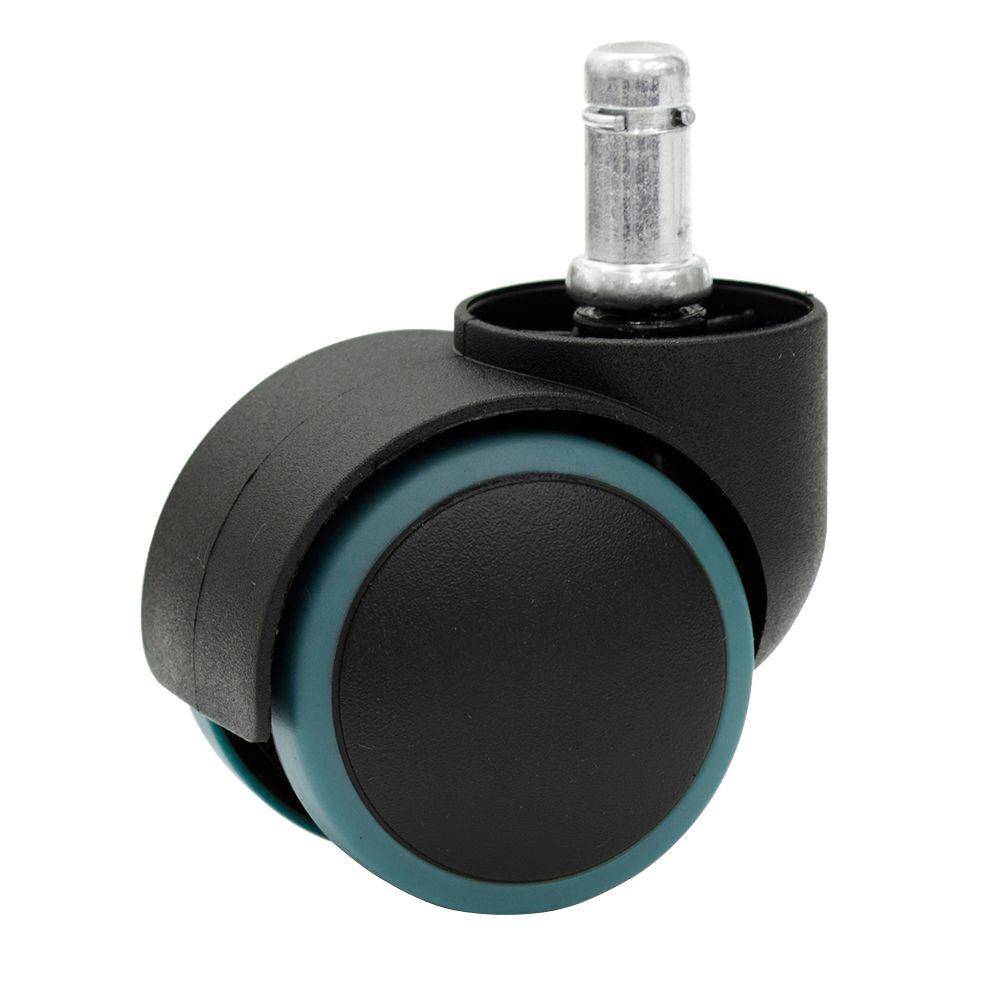Katu 2 In Rubber Pu Office Chair Casters Safe For Hardwood Floors Rubber Pu Office Chair Casters Safe For Hardwood Floors Black And Blue