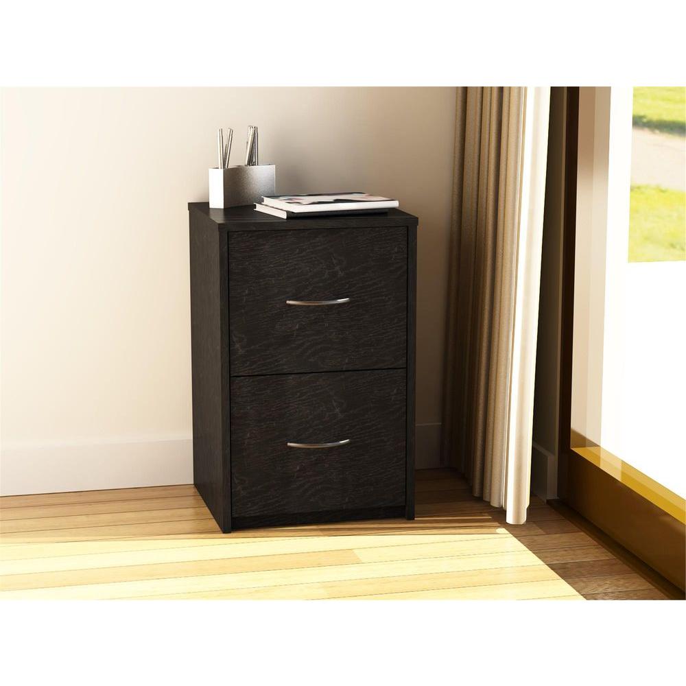 Ameriwood Home Southwood Black Ebony Ash File Cabinet Hd67763