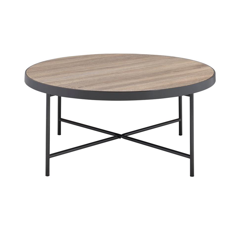 Acme Furniture Bage Weathered Gray Oak Water Resistant Coffee Table Acme Furniture