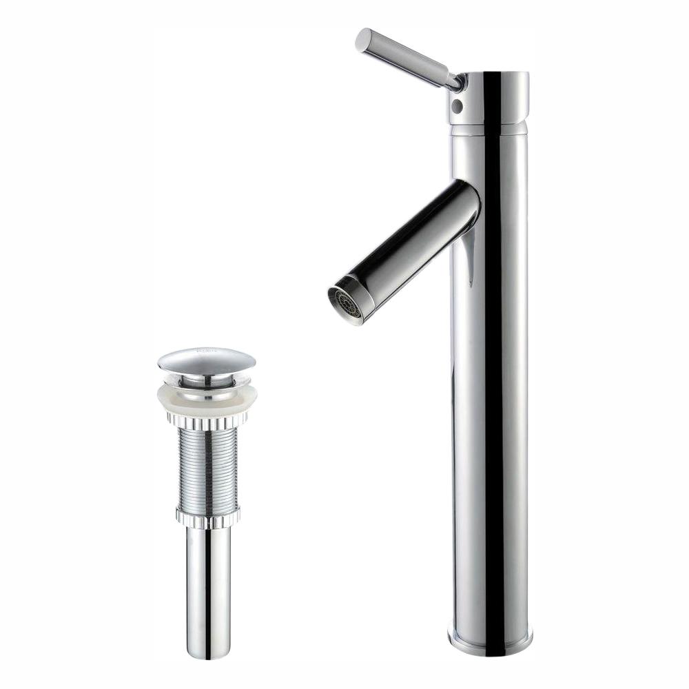 R Bathroom Glass Vessel Basin Sinks Bowl Waste Pop-up Drain With Taps