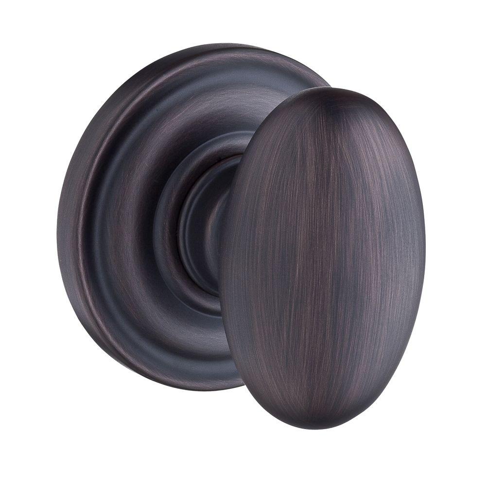 Baldwin Reserve Ellipse Bronze Bed/Bath Door Knob with