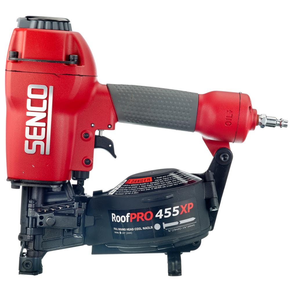 HCN70SP Pneumatic Coil Pallet Nailer - 15 Degree Air Nail Gun For 1-3/4" To 2-3/4" Wire Collated Nails