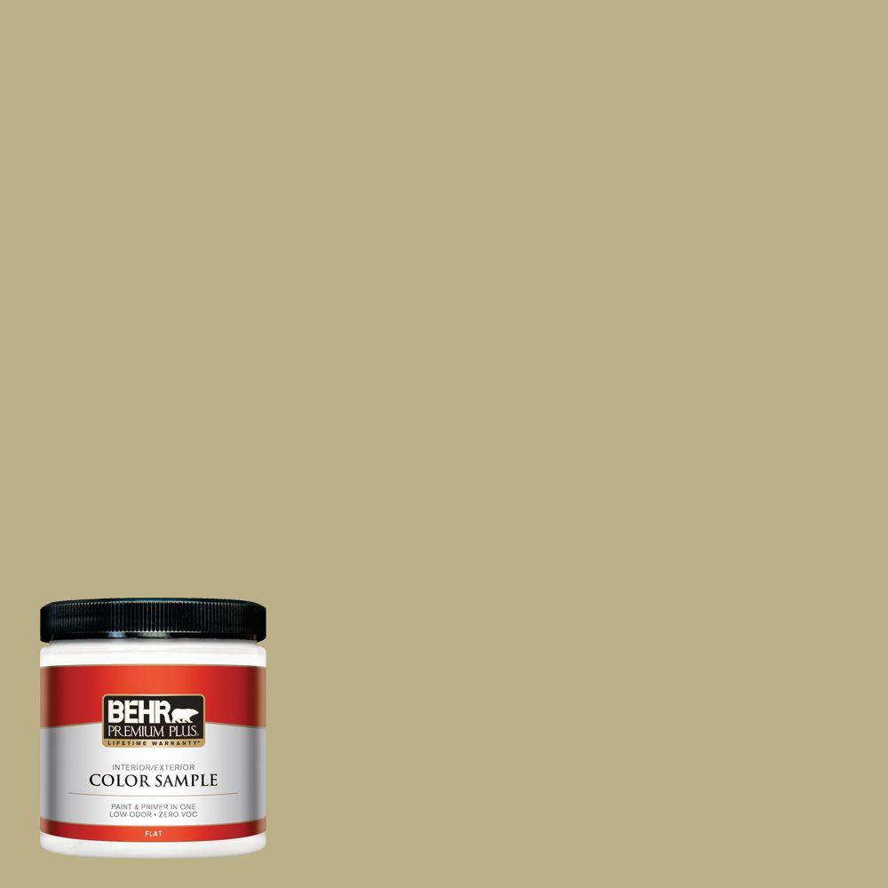 BEHR Premium Plus 8 oz. 390F5 Ryegrass Interior/Exterior Paint Sample