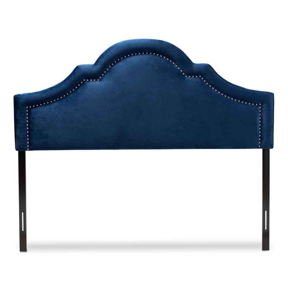 Baxton Studio Avignon Royal Blue King Headboard 1559330HD The Home